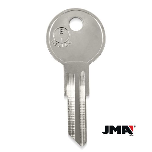 Brass Key Blanks, US3 - Mirror Finish, Easy Cut - JMA-B1 - 50PCS in a Box