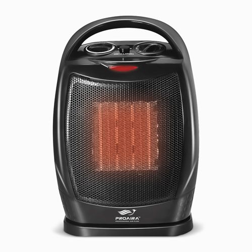 Oscillating Ceramic Heater with Carry Handle