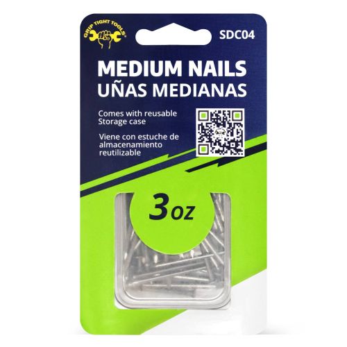 3 Oz. Medium Nails Kit with Storage Case
