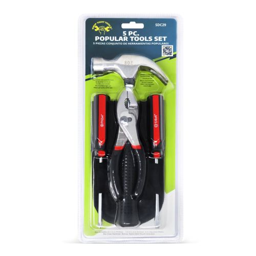 5 PC. Tool Set Including Pouch