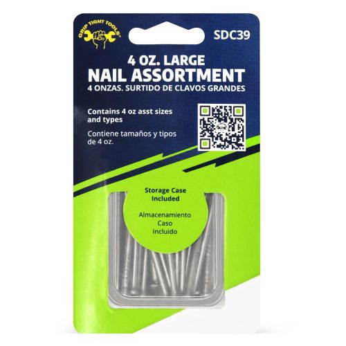 4 Oz. Large Nail Assortment with Storage Case