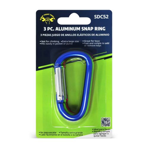 3PC. Aluminum D-Ring Set