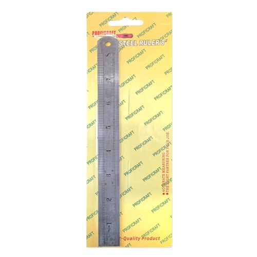 Stainless Steel Ruler 8 inch